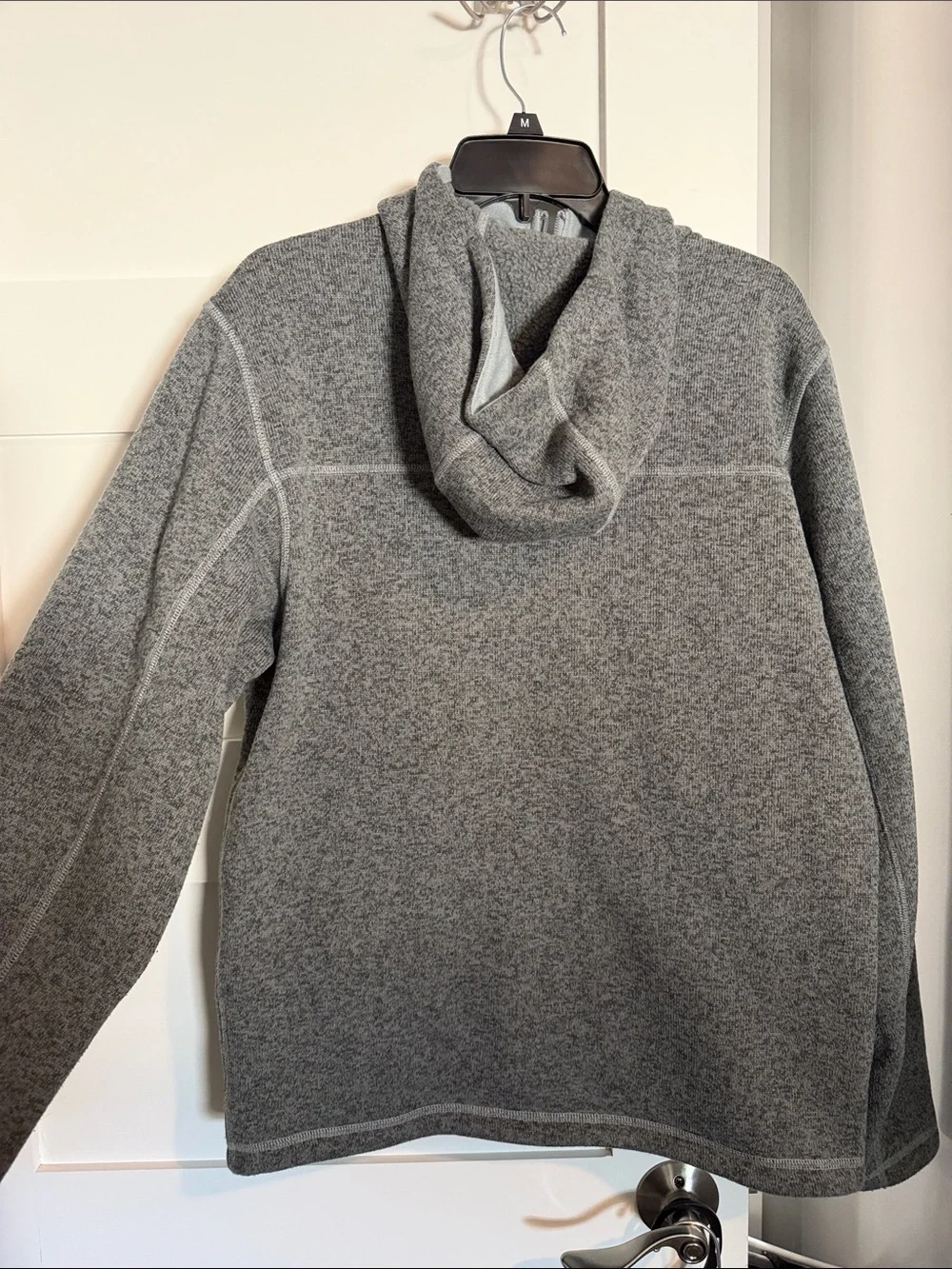The North Face Men’s Gray Zip-Up Fleece Sweater